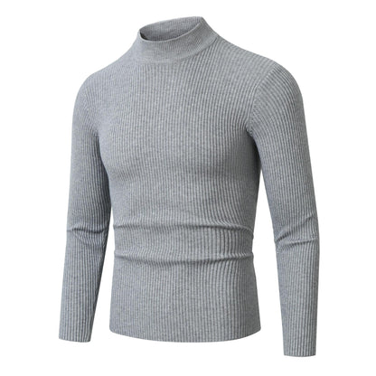 Suéter de Punto Rayas Holgado para Hombre, Ideal para Primavera y Otoño