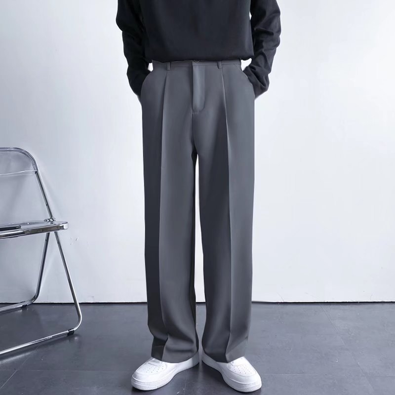 Title: Pantalones Holgados Rectos para Hombre – Ideales para Primavera y Otoño