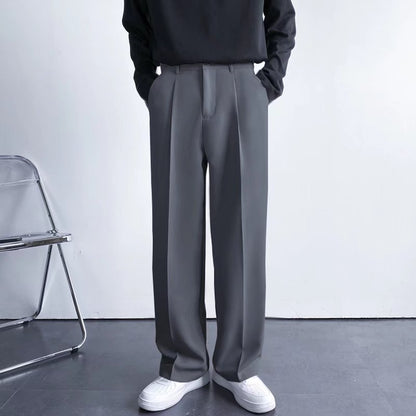 Title: Pantalones Holgados Rectos para Hombre – Ideales para Primavera y Otoño