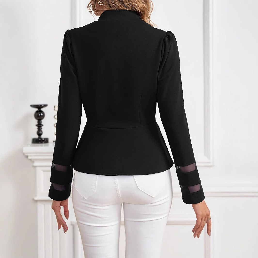 Chaqueta de blazer ajustada para mujer | Ideal para primavera y otoño