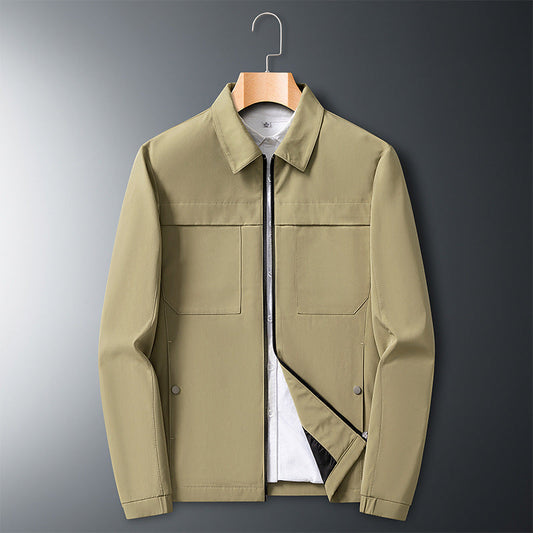 Chaqueta de Negocios Oxford Slim Fit para Hombre | Ideal para Primavera y Otoño