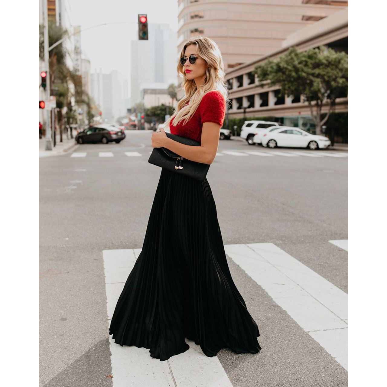 Falda Larga Fluyente con Silueta Elegante | Ideal para Primavera y Verano