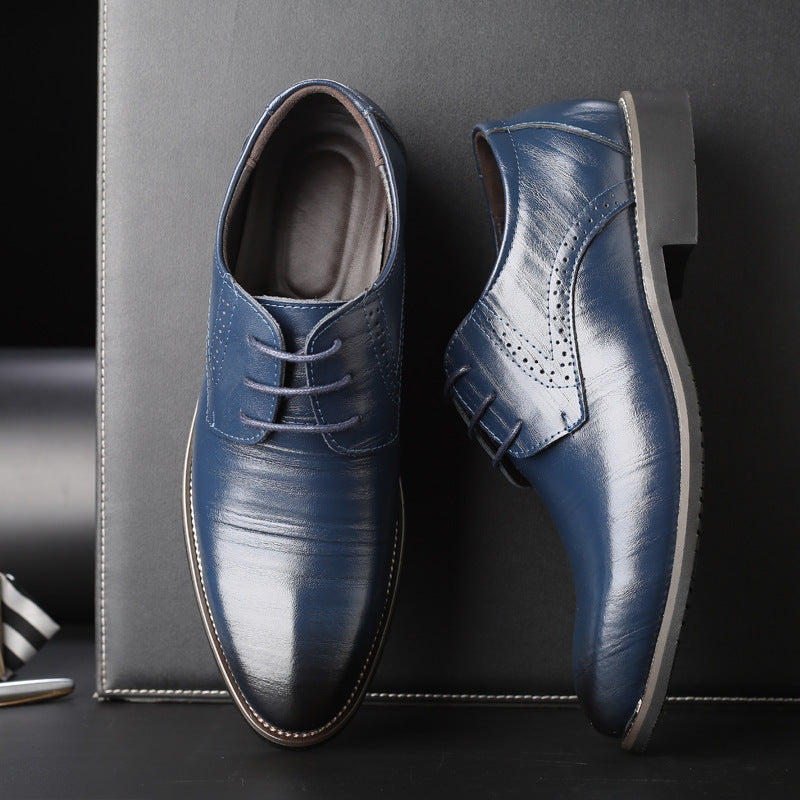 Zapatos Formales de Cuero para Negocios en Tallas Grandes | Ideales para Todas las Temporadas