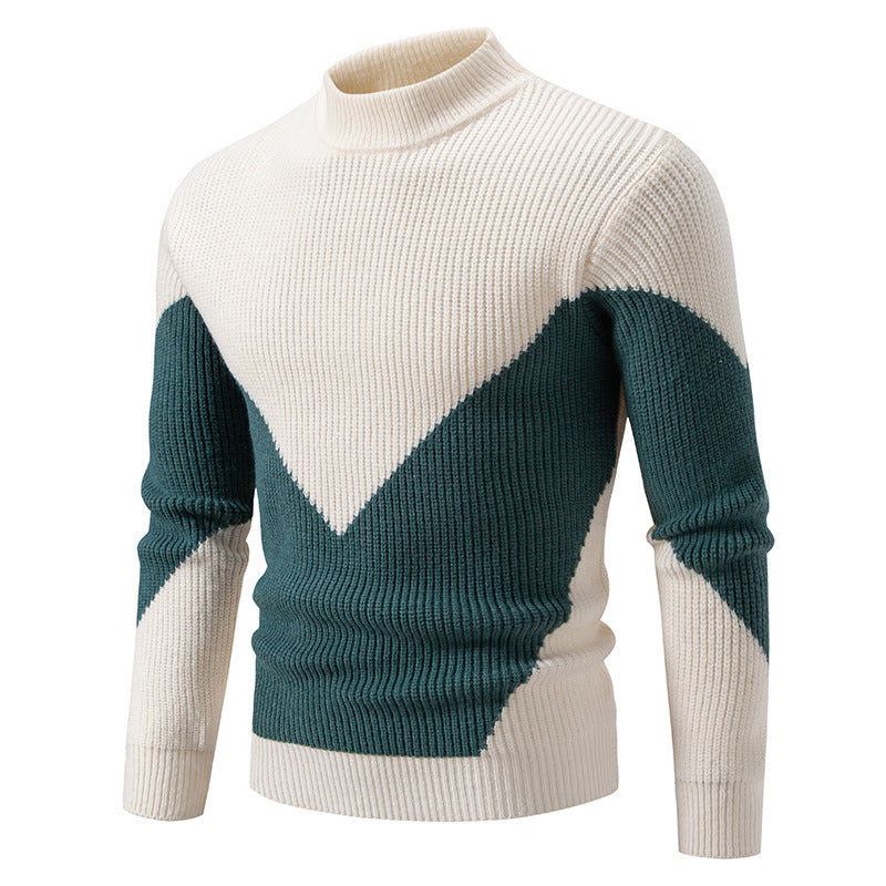 Suéter Holgado Grueso para Hombre con Mangas Largas, Ideal para Otoño