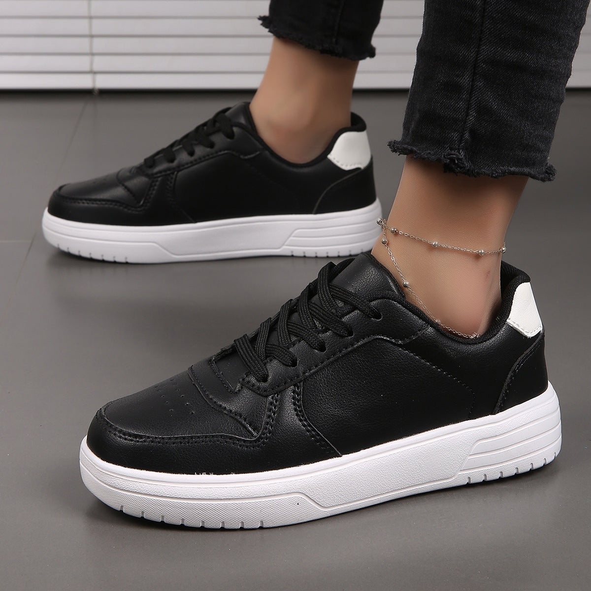 Zapatos Deportivos de Cuero Transpirable para Hombre | Ideales para Primavera y Otoño