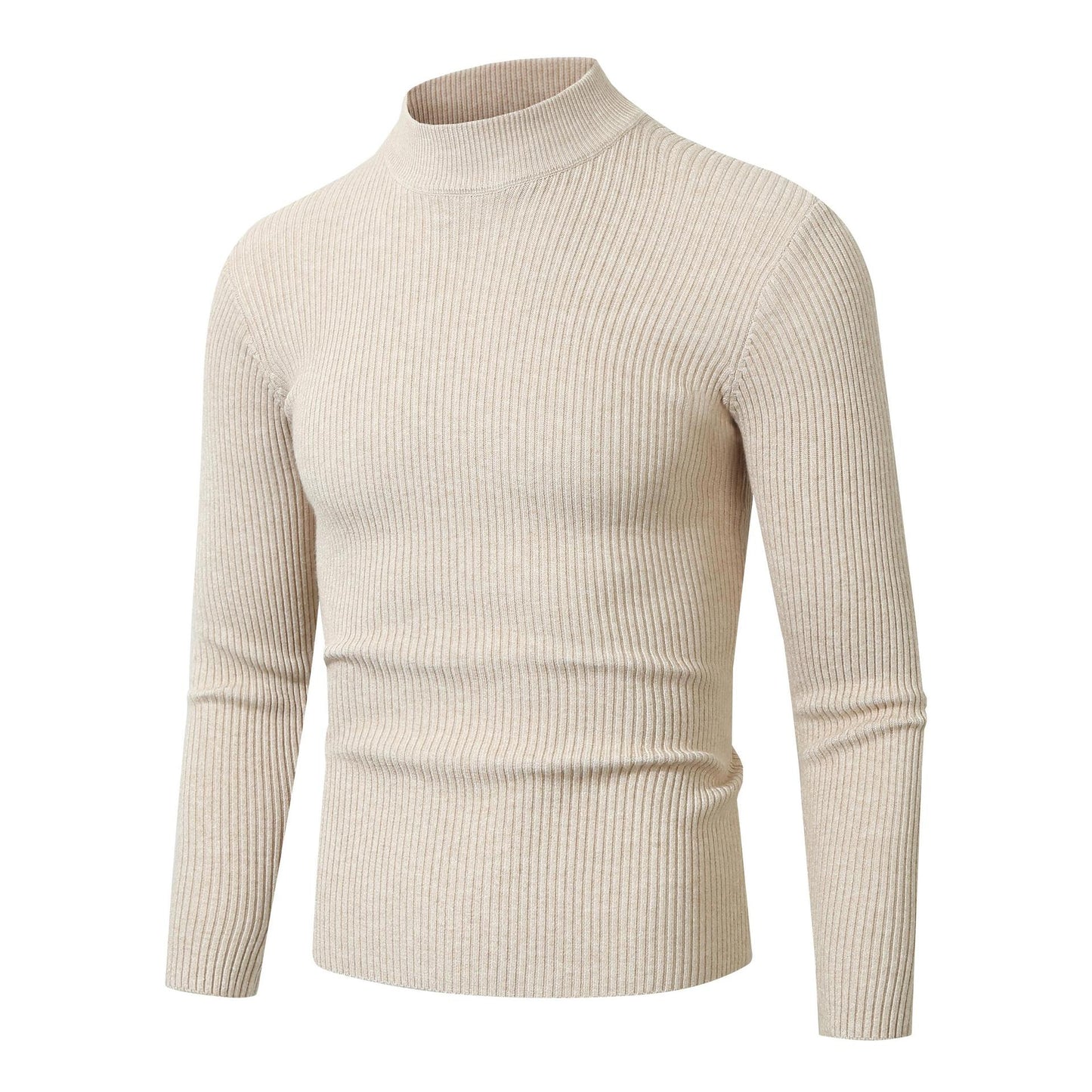 Suéter de Punto Rayas Holgado para Hombre, Ideal para Primavera y Otoño