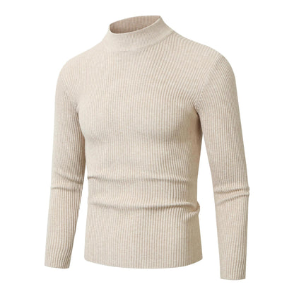 Suéter de Punto Rayas Holgado para Hombre, Ideal para Primavera y Otoño
