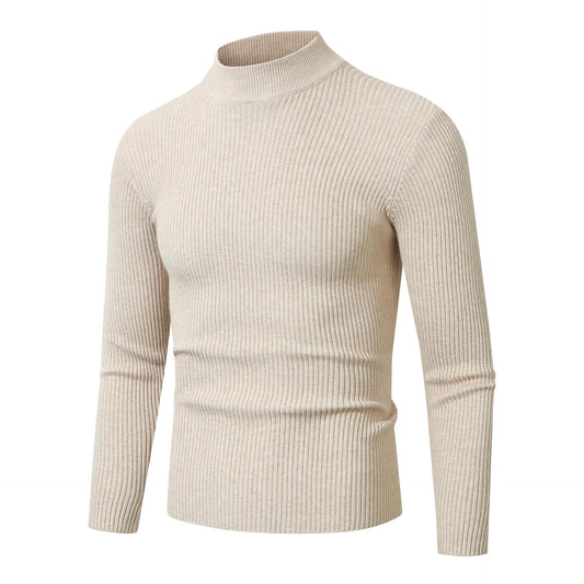 Suéter de Punto Rayas Holgado para Hombre, Ideal para Primavera y Otoño