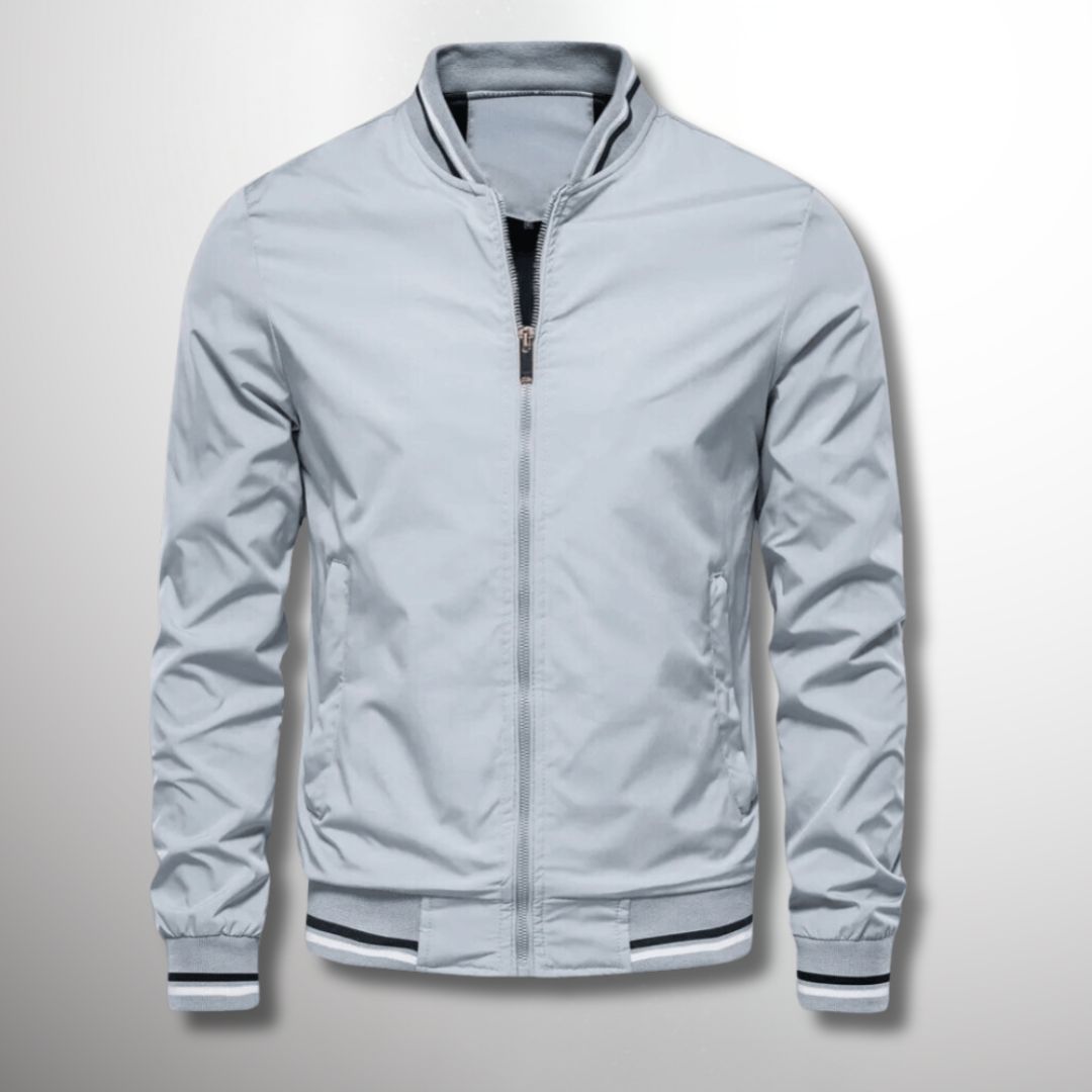Chaqueta Ligera Impermeable para Hombre con Cierre de Cremallera | Ideal para Primavera y Otoño