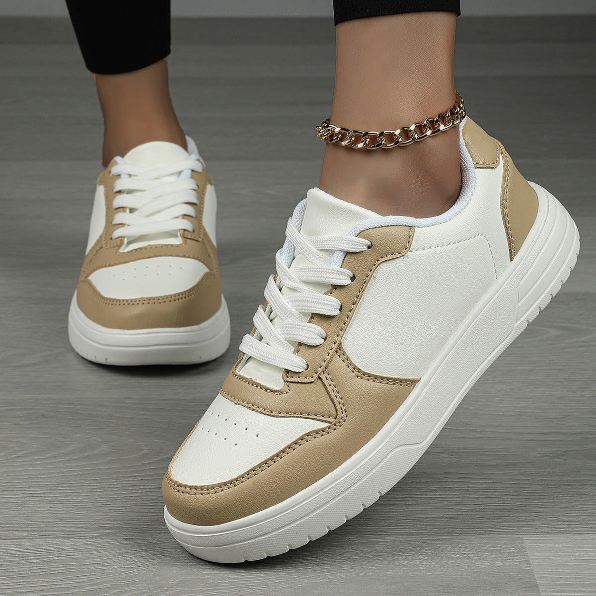 Zapatos Deportivos de Cuero Transpirable para Hombre | Ideales para Primavera y Otoño