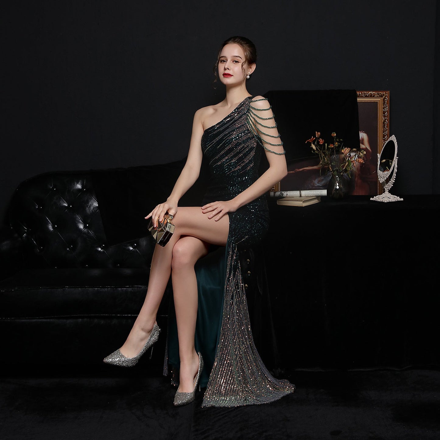 Vestido Largo Elegante para Noche | Ideal para Primavera y Otoño