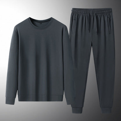 Conjunto Deportivo en Tencel – Sudadera y Pantalones Cortos – Ideal para Primavera y Otoño