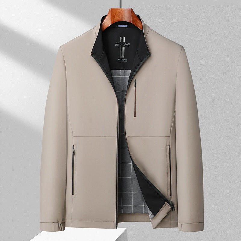 Chaqueta Ligera con Capucha y Bolsillos Laterales para Hombre | Ideal para Primavera y Otoño