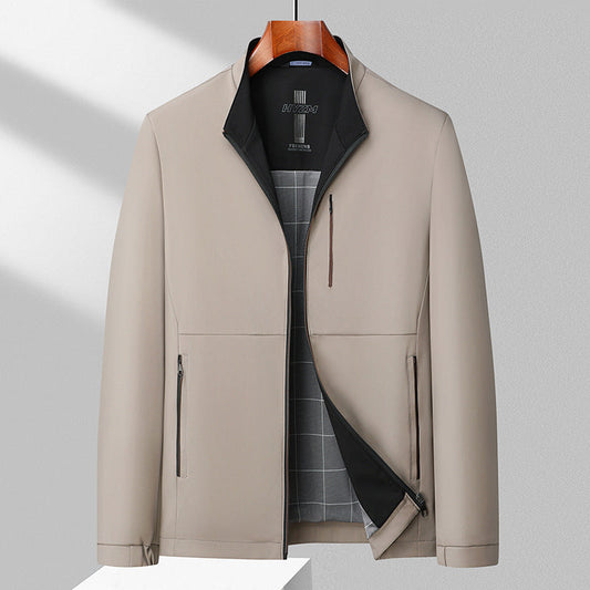 Chaqueta Ligera con Capucha y Bolsillos Laterales para Hombre | Ideal para Primavera y Otoño