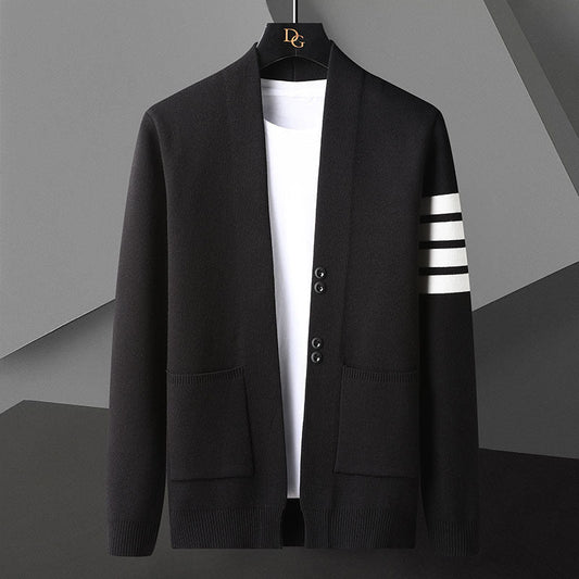 Cárdigan de Punto para Hombre con Frente Abierto | Ideal para Primavera y Otoño