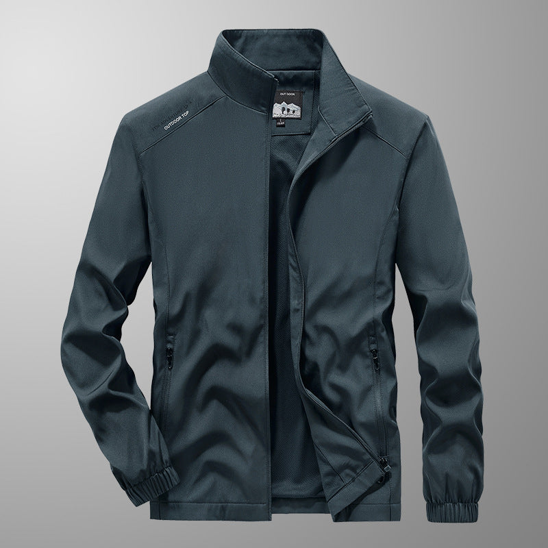 Chaqueta Holgada para Hombre de Mezcla de Algodón | Ideal para Primavera y Otoño