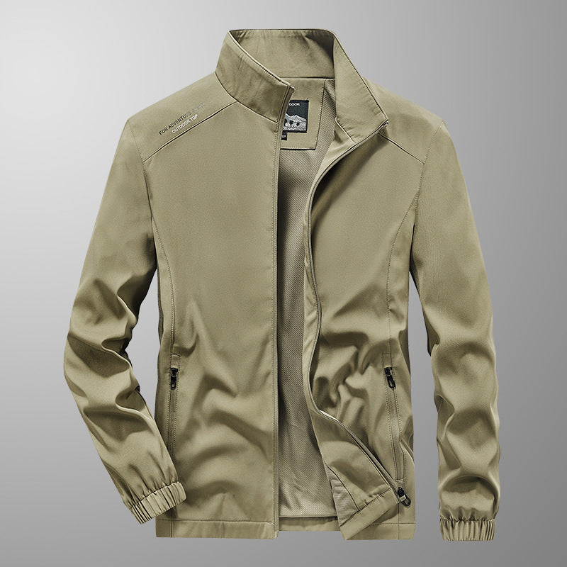 Chaqueta Holgada para Hombre de Mezcla de Algodón | Ideal para Primavera y Otoño