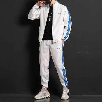 Conjunto Deportivo de Dos Piezas para Hombre con Mangas Largas – Ideal para Primavera y Otoño