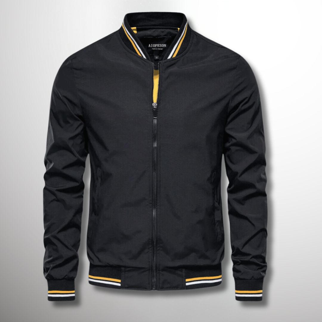 Chaqueta de Transición para Hombre Repelente al Agua con Cremallera I Ideal para Primavera y Otoño