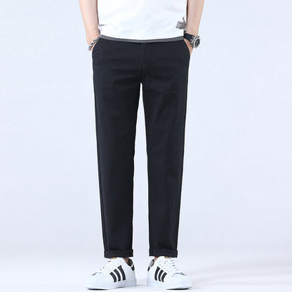 Pantalones Slim Fit Rectos con Elasticidad para Hombre – Ideales para Todas las Estaciones
