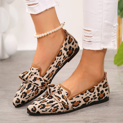 Zapatos Planos de Punta con Lazo y Malla Superior | Ideales para Primavera y Verano