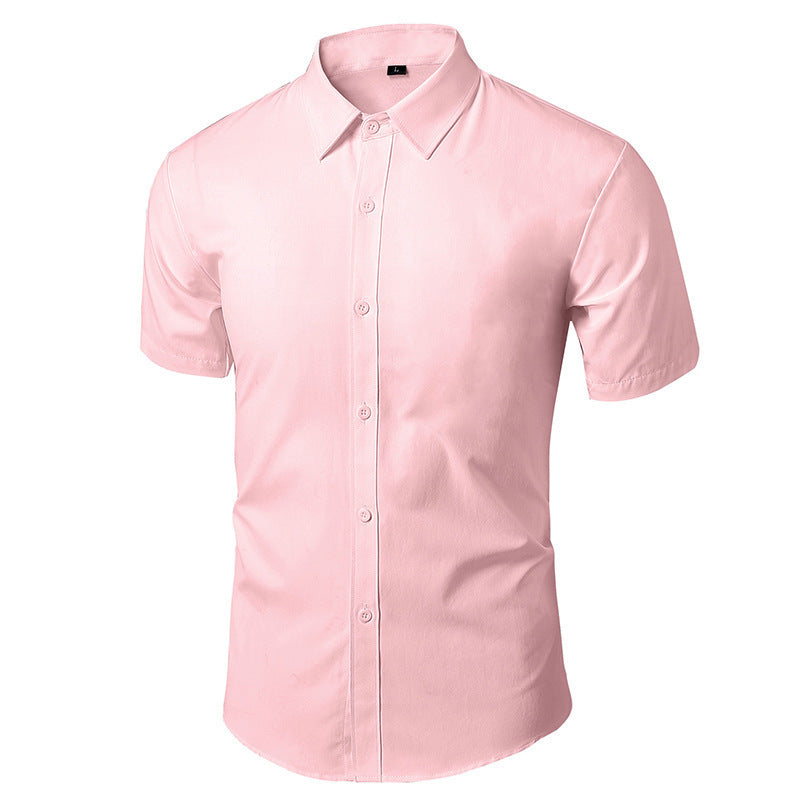 Camisa de Vestir para Hombre Manga Larga Sin Plancha, Ideal para Otoño