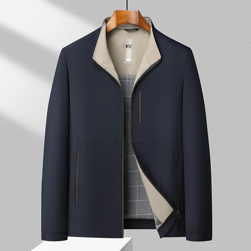 Chaqueta Ligera con Capucha y Bolsillos Laterales para Hombre | Ideal para Primavera y Otoño