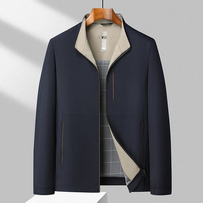 Chaqueta Ligera con Capucha y Bolsillos Laterales para Hombre | Ideal para Primavera y Otoño