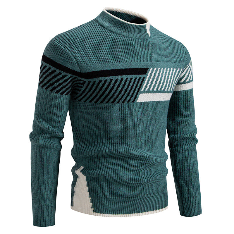 Suéter de Algodón Holgado para Hombre, Ideal para Otoño