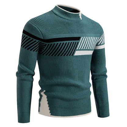 Suéter de Algodón Holgado para Hombre, Ideal para Otoño