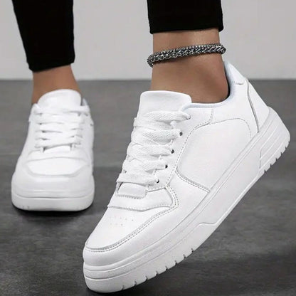 Zapatos Deportivos de Cuero Transpirable para Hombre | Ideales para Primavera y Otoño