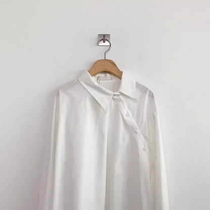 Camisa de Manga Larga Holgada de Algodón para Mujer | Ideal para Todas las Estaciones