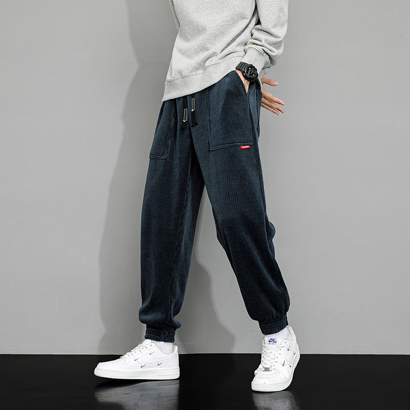 Pantalones Holgados de Pana de Pierna Ancha Ideales para Otoño e Invierno