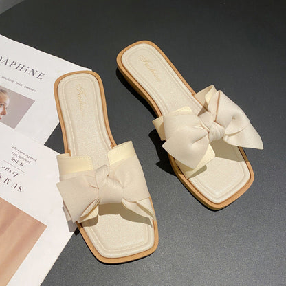 Sandalias Planas de PVC con Lazo para Mujer | Ideales para el Verano