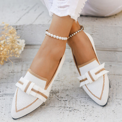 Zapatos de Tela con Lazo y Tacón Bajo | Ideales para Todas las Estaciones
