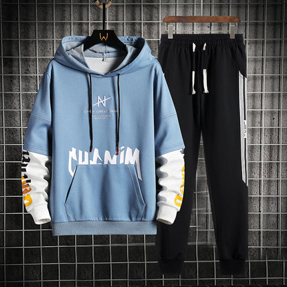 Conjunto de Suéter con Capucha y Manga Larga para Hombre | Ideal para Primavera