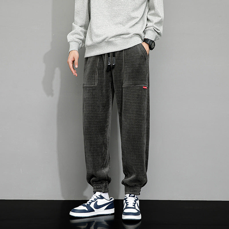 Pantalones Holgados de Pana de Pierna Ancha Ideales para Otoño e Invierno