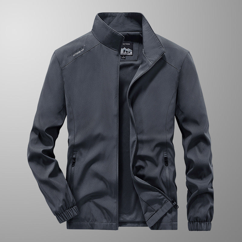Chaqueta Holgada para Hombre de Mezcla de Algodón | Ideal para Primavera y Otoño