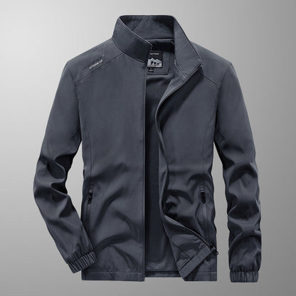 Chaqueta Holgada para Hombre de Mezcla de Algodón | Ideal para Primavera y Otoño