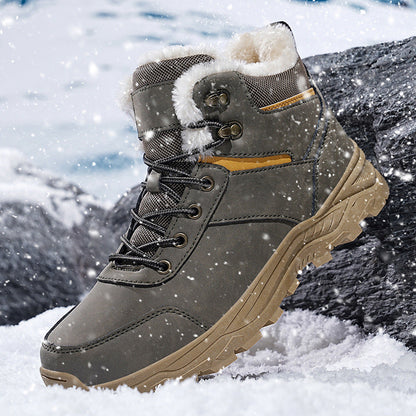 Botas de Viaje Exterior de Cuero Aisladas | Ideales para el Invierno