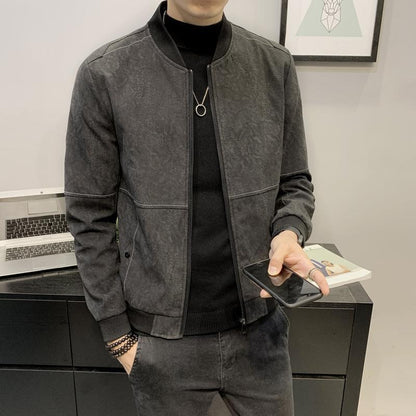 Chaqueta de Corderoy para Hombre con Forro de Piel de Conejo | Ideal para Primavera y Otoño