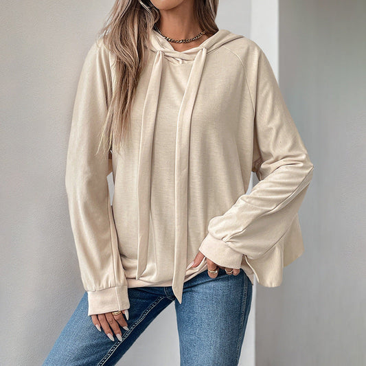 Chaqueta con Capucha con Volantes y Cordones – Suéter Delgado | Ideal para Primavera y Otoño