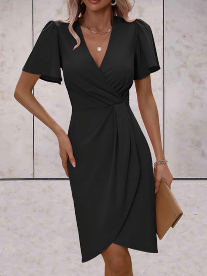 Vestido ajustado con mangas fluidas | Ideal para primavera y otoño