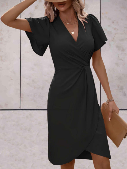Vestido ajustado con mangas fluidas | Ideal para primavera y otoño