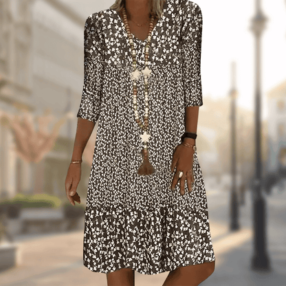 Vestido Midi Elegante con Ajuste Favorecedor | Ideal para Primavera y Otoño