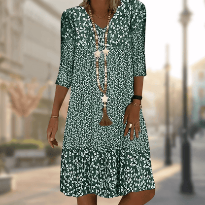 Vestido Midi Elegante con Ajuste Favorecedor | Ideal para Primavera y Otoño