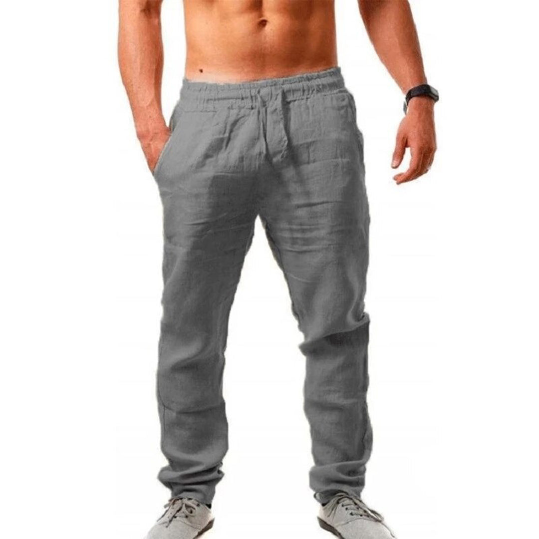 Pantalones Ligeros de Lino para Hombre I Ideales para Primavera y Verano