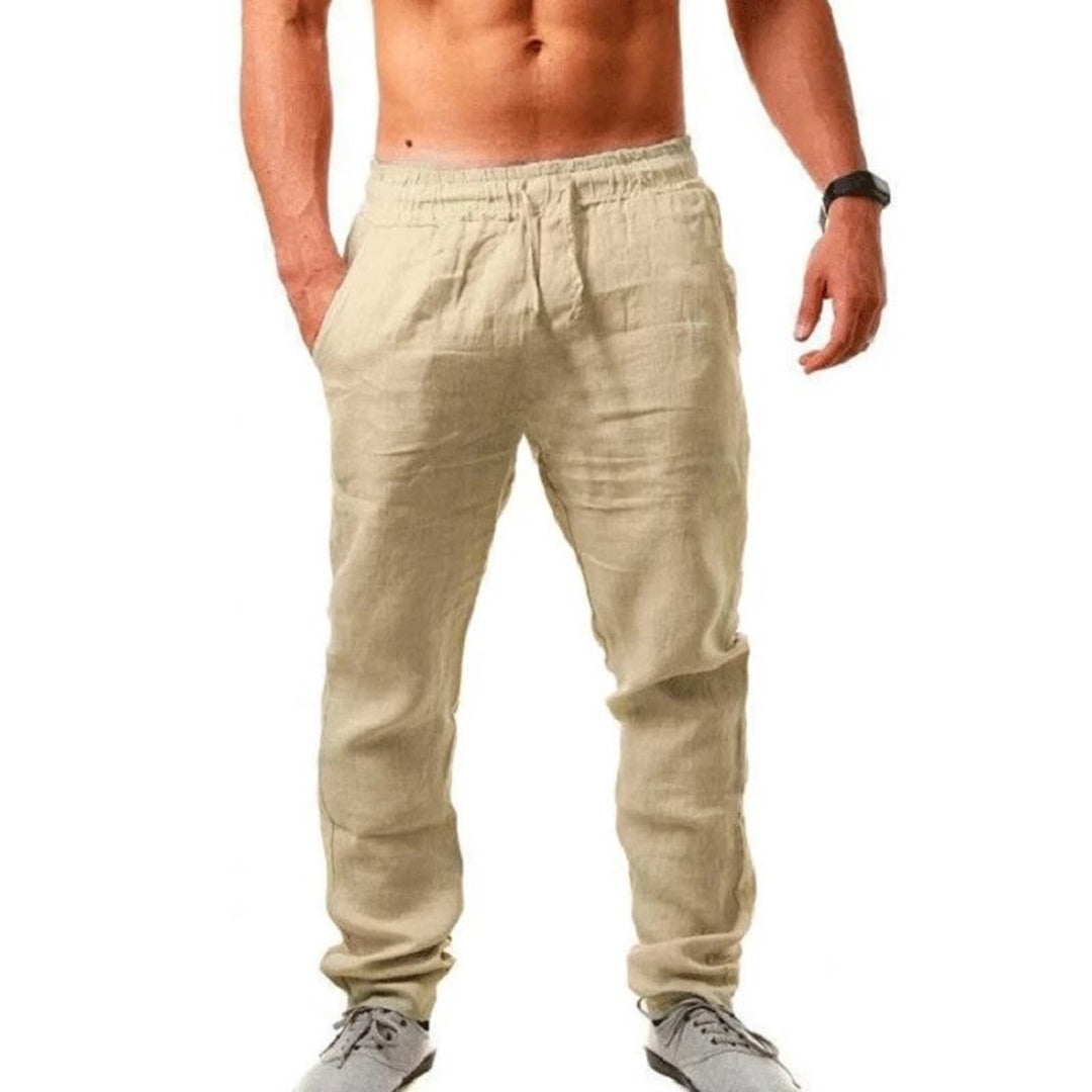 Pantalones Ligeros de Lino para Hombre I Ideales para Primavera y Verano