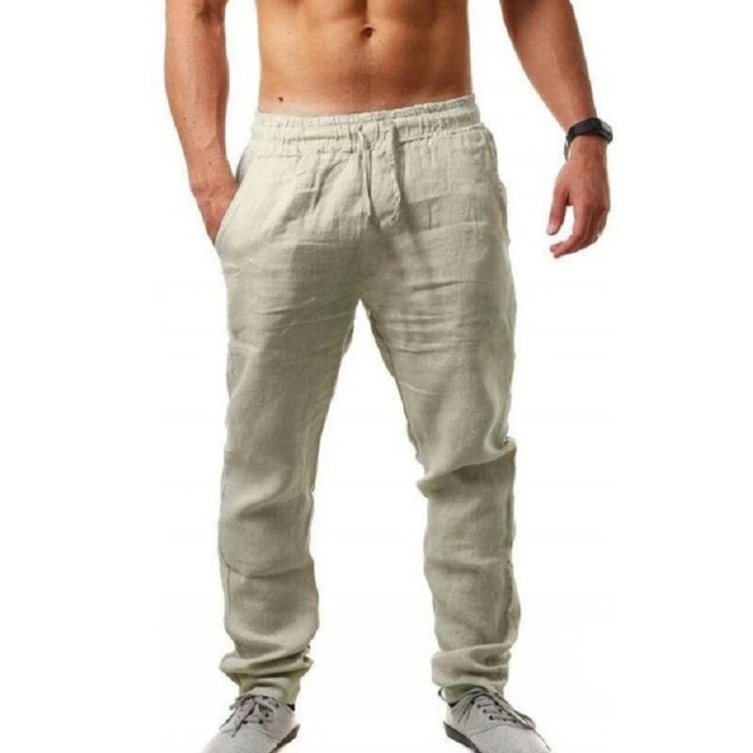 Pantalones Ligeros de Lino para Hombre I Ideales para Primavera y Verano