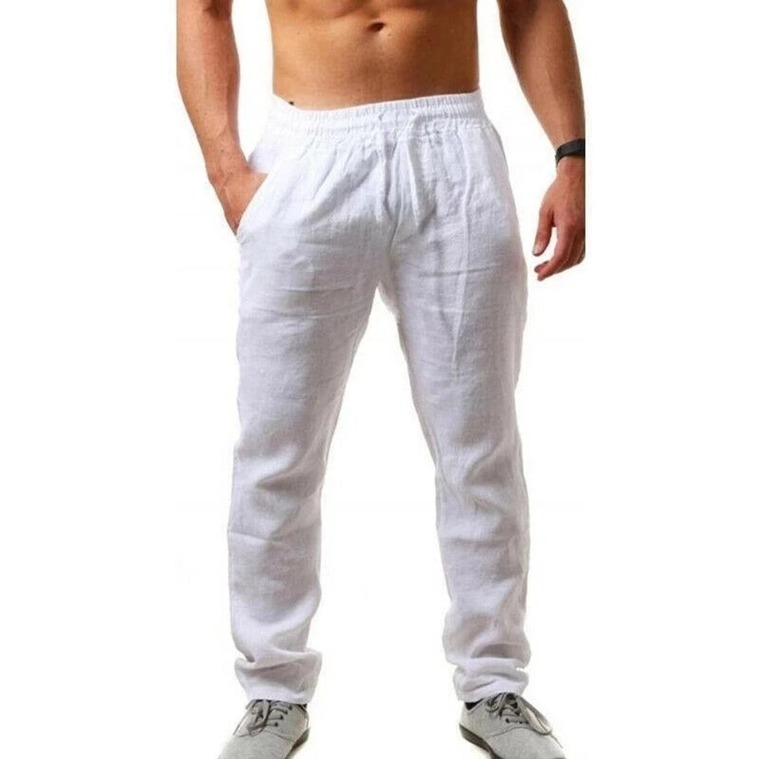 Pantalones Ligeros de Lino para Hombre I Ideales para Primavera y Verano